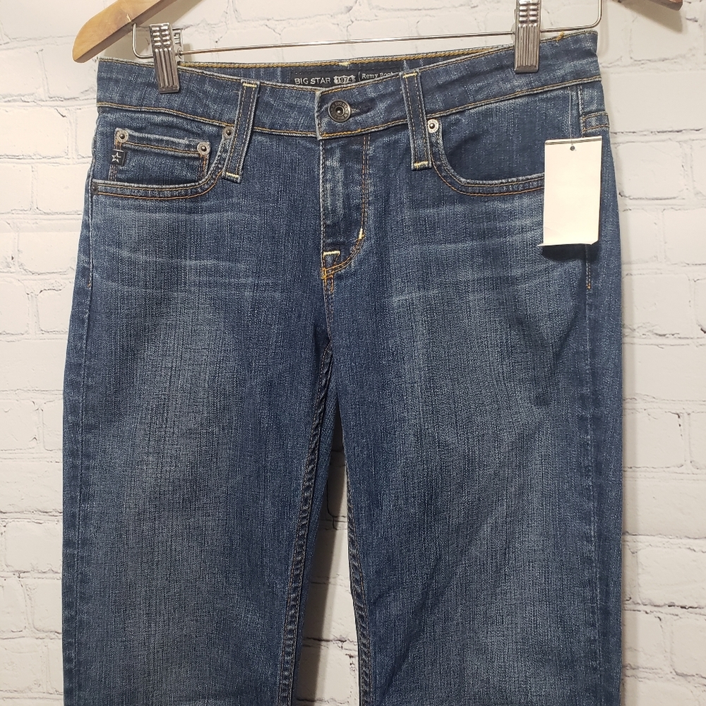 Big Star 1974 NWT Sz 26R Remy Boot Low Rise Jeans - Picture 10 of 16